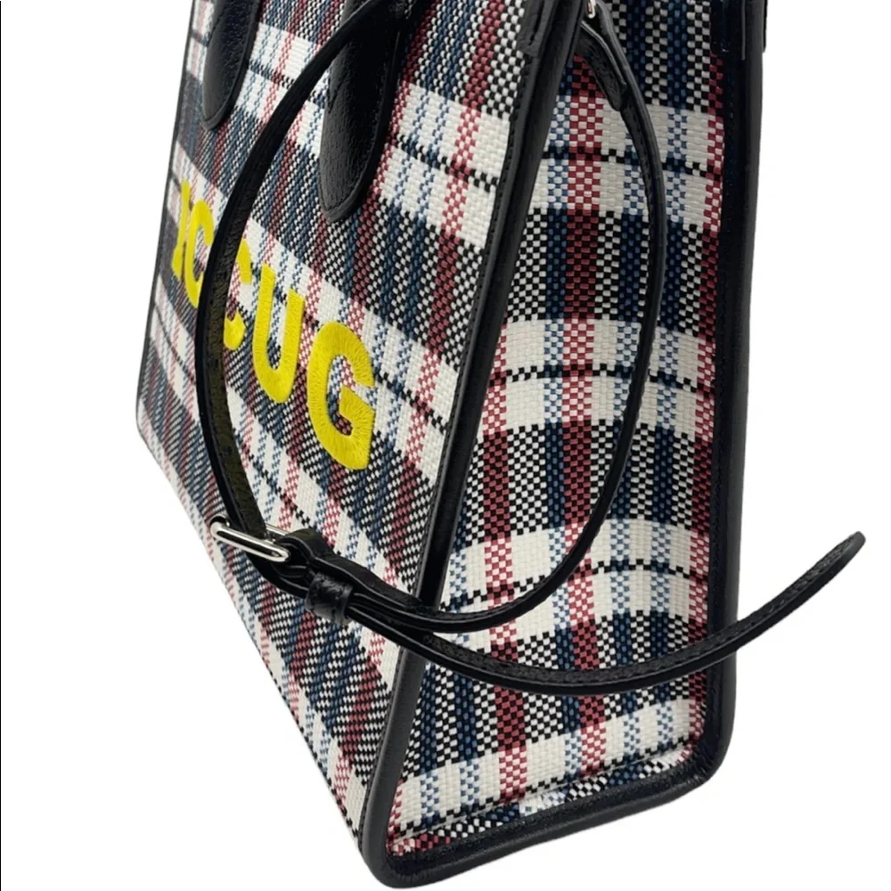 Gucci “ICCUG” Reverse Embroidered Logo Tote Bag
